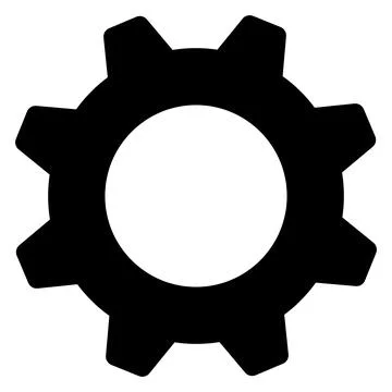 Configuration glyph icon vector illustration isolated on white background Stockillustratie