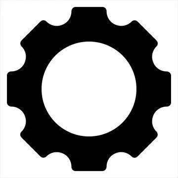 Configuration glyph icon vector illustration isolated on white background Stock Illustration