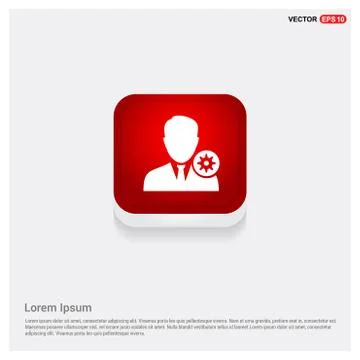 Configuration user icon Stock Illustration