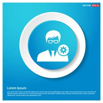 Configuration user icon Stock Illustration