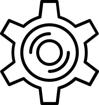 Configure Line Icon Design Stock Illustration