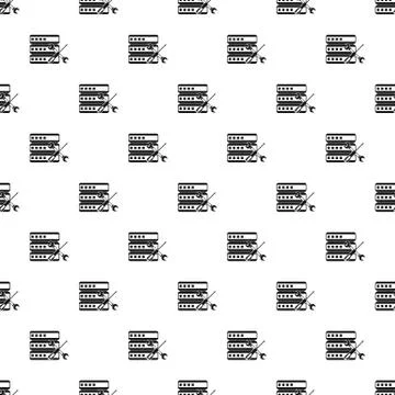 Configuring cells for data storage pattern Stock Illustration