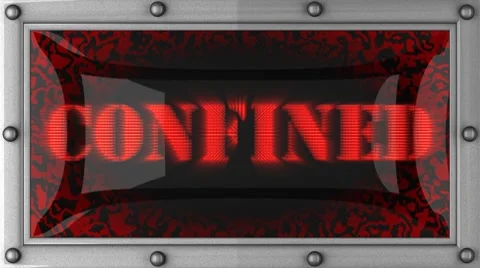 Confined on led Stock Footage 8692824
