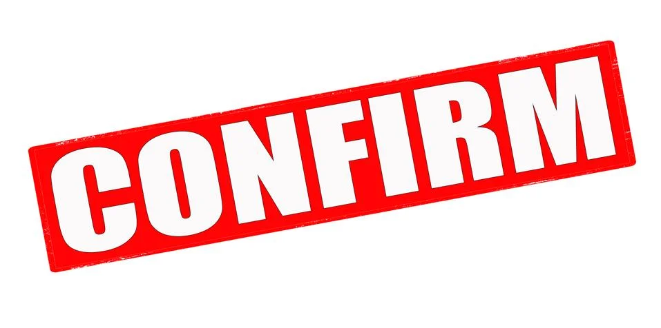 Confirm Stock Illustration