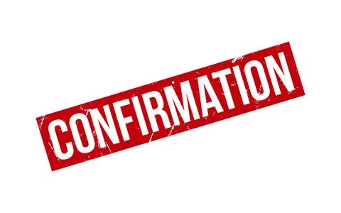 Confirmation Rubber Stamp Seal Vector Stock Illustration