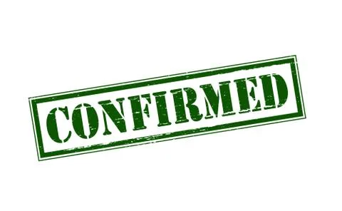 Confirmed Illustrazione stock