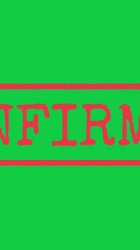 Confirmed Signed Stamping Text Animation.  Stock Footage 297152902