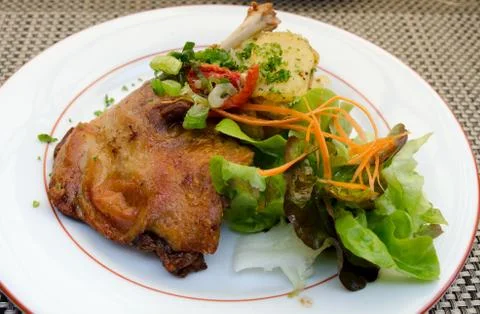 Confit canard Stock Photos
