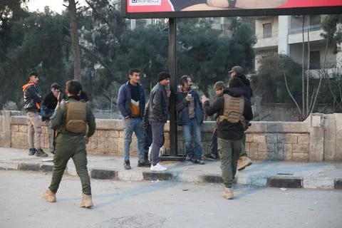 The conflict between Kurdish forces SDF and the Syrian army Фото