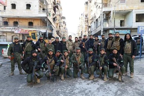 The conflict between Kurdish forces SDF and the Syrian army Stock Photos