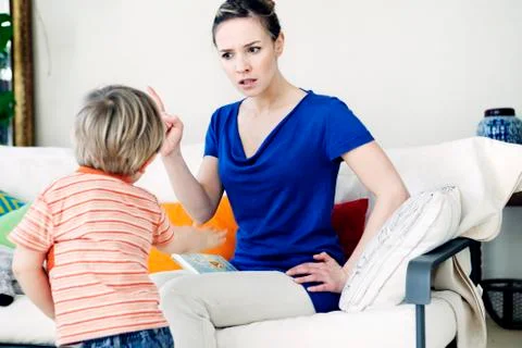 Conflict child Stock Photos
