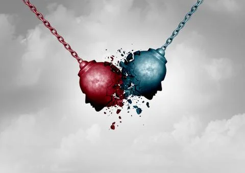 Conflict Concept Stock Illustration