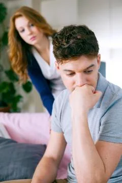 Conflict in a couple Stock Photos