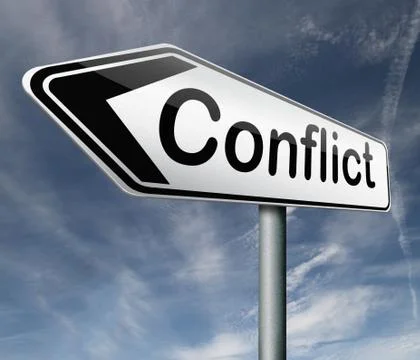 Conflict Illustrazione stock