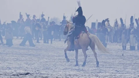 Conflict in Napoleonic wars 스톡 동영상 101271481