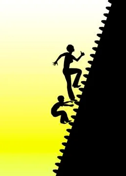 Conflict of Single Mother Illustrazione stock