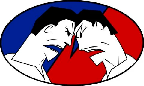 Conflict situation Stock Illustration