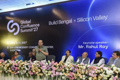 Confluence 2027 Official Press Launch Kolkata India Stock Photos