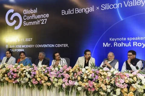 Confluence 2027 Official Press Launch Kolkata India Stock Photos