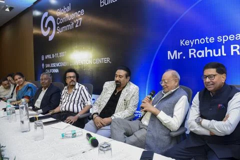 Confluence 2027 Official Press Launch Kolkata India Stock Photos