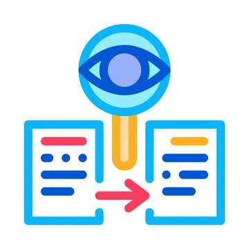 Conformity of document policy color icon vector illustration Ilustração Stock