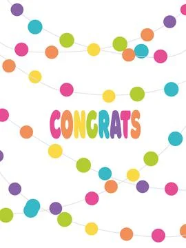 Confrtti on the wite background Stock Illustration