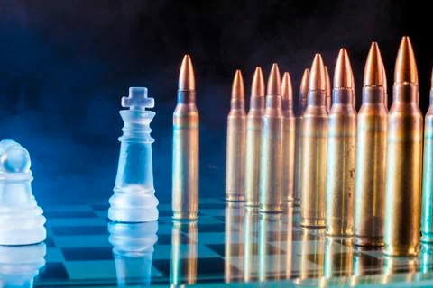 Confruntation Foto stock