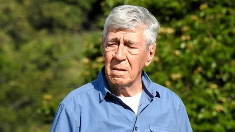 Confused Disoriented Old Man Video stock 104142234