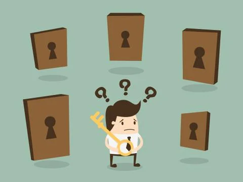 Confused Stock Illustration