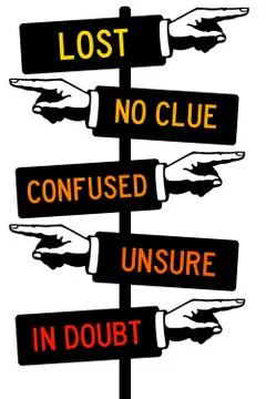 Confused Stock Illustration
