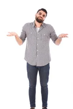 Confused man Stock Photos