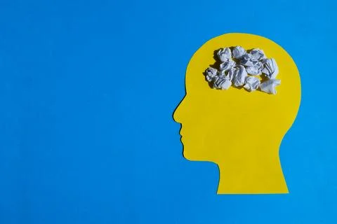 Confused Mind and Mental Clutter Concept Stock Photos