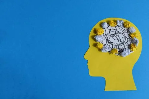 Confused Mind and Mental Clutter Concept Stock Photos