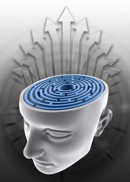Confused Mind Stock Illustration