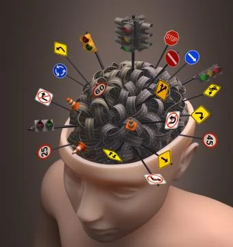 Confused Mind Stock Illustration