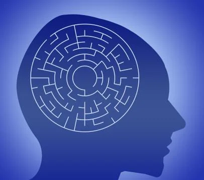 Confused mind Stock Illustration