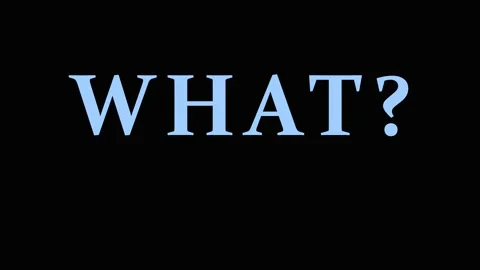 Confused Text Against Dark Background With Glitch Effect Symbolizing Uncert.. Video stock 343407719