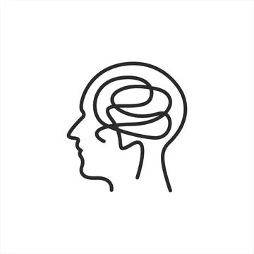 Confusion and Problem-Solving Icon Stockillustratie