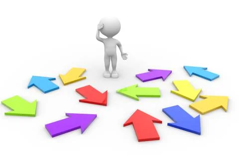 Confusion Stock Illustration