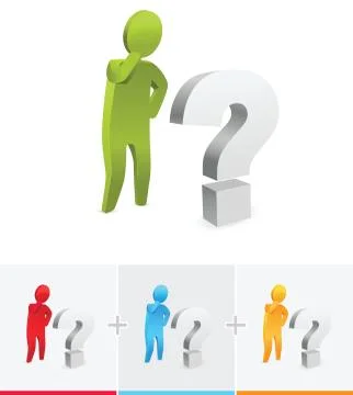 Confusion Stock Illustration