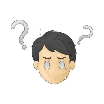 Confusion illustration Stock Illustration