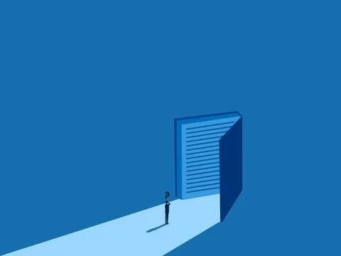 Confusion, learning problems, people standing looking at an open book 스톡 일러스트