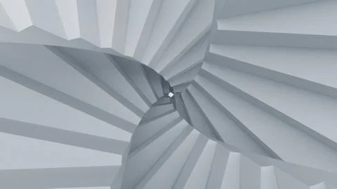 Confusion stairs Stock Illustration