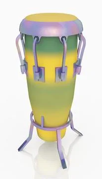 Conga drum Stock Illustration