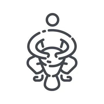 Conga drum Line icon. Djembe Musical percussion instrument icon Stock Illustration