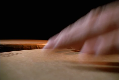 Congas being played Stock Footage 86885524