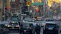Congested busy street traffic rush hour cars jam Manhattan New York City NYC day 4k or 4k+ Resolution