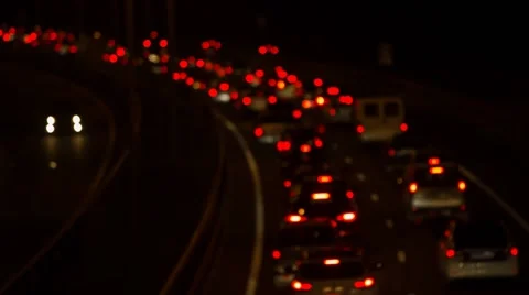 Congestion on the autoban Stock Footage 67446121