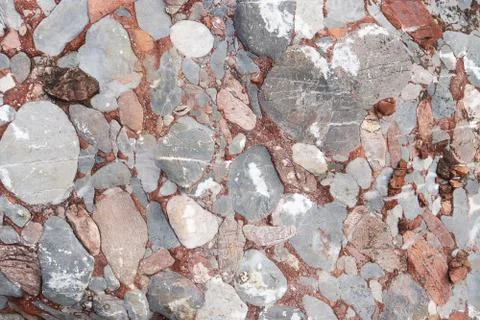 Conglomerate Stone texture - background Stock Photos