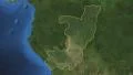 Congo. 3d earth in space - zoom in on Congo contoured 4k 4k or 4k+ Resolution